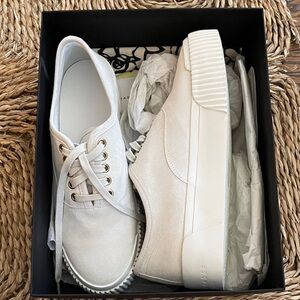 Freda Salvador Cream Sneakers
